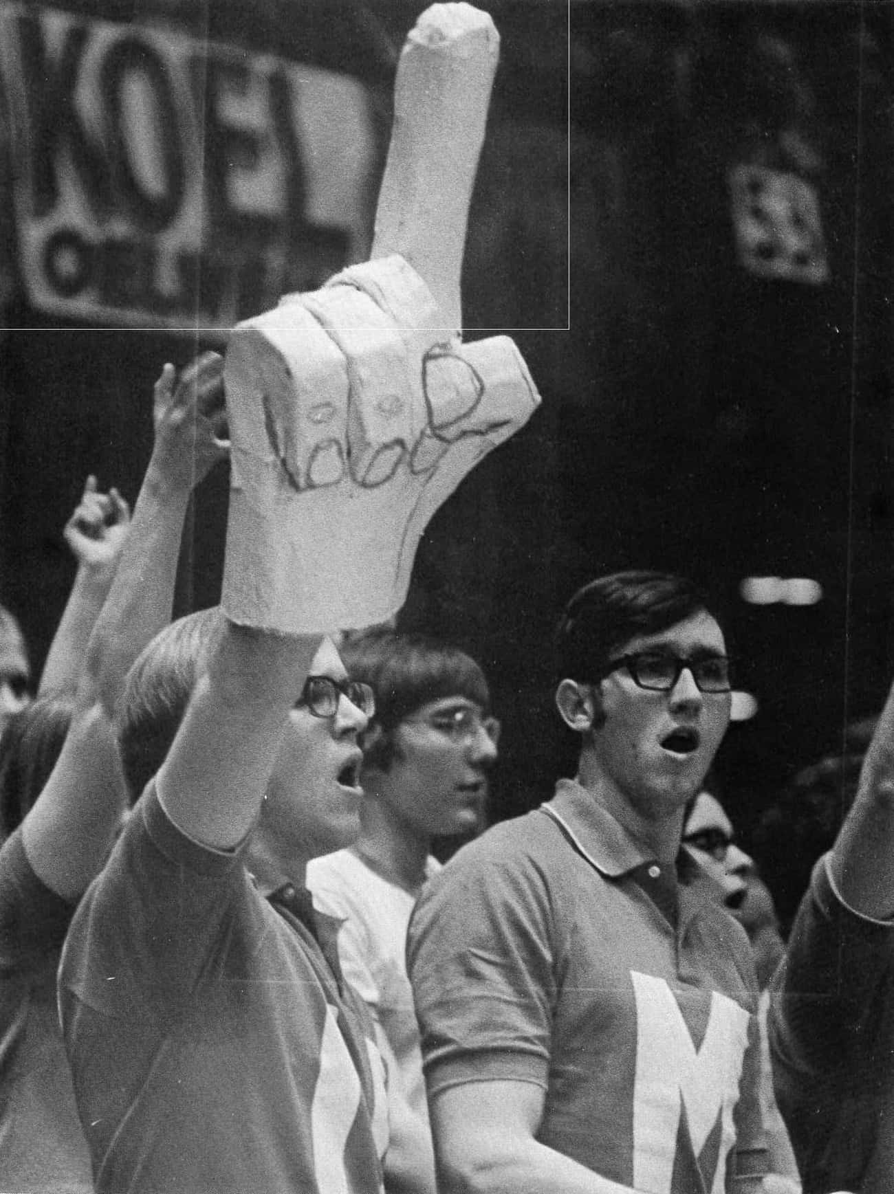 The Very First Foam Finger, 1971