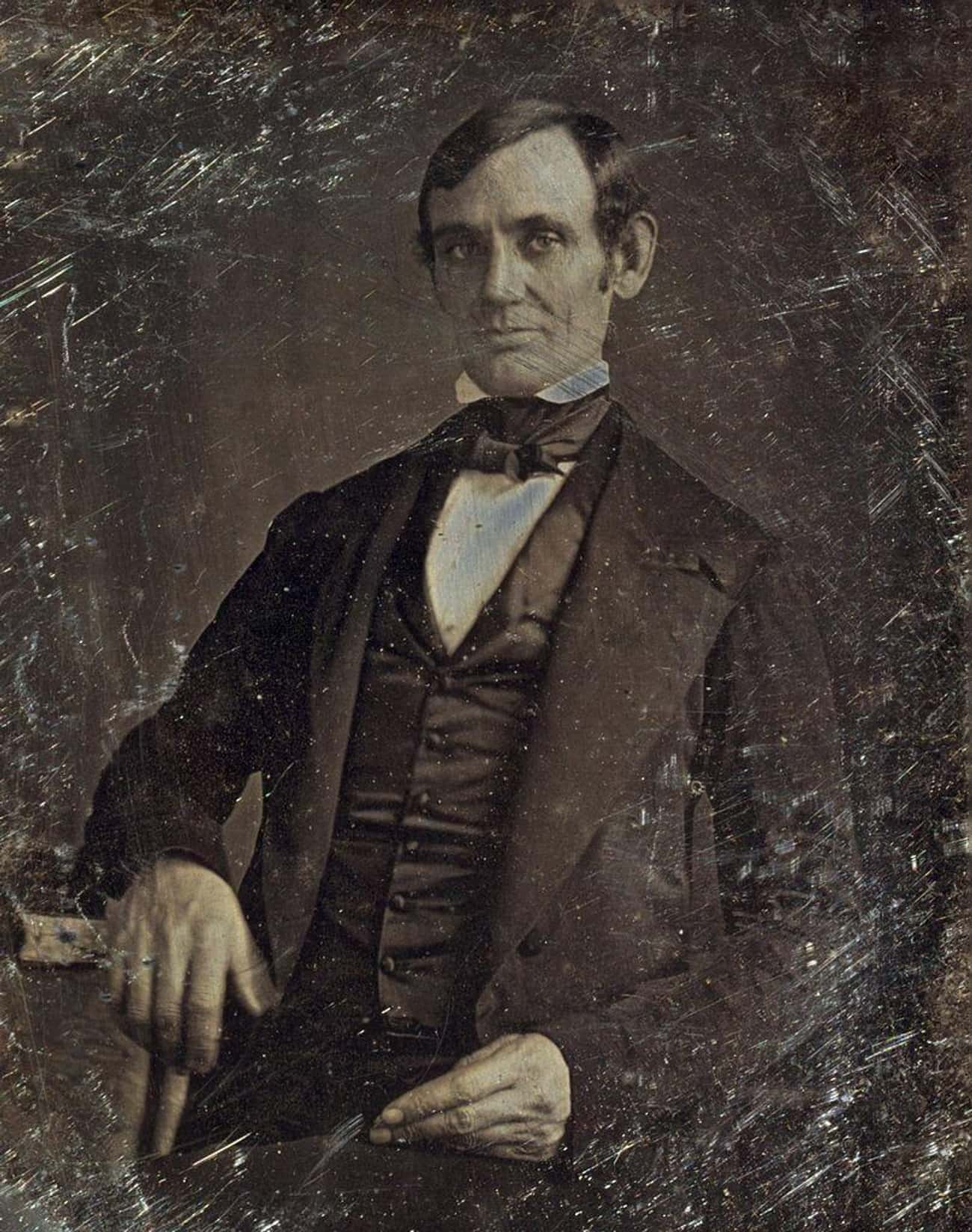 The First Photo Of Abraham Lincoln; 1846