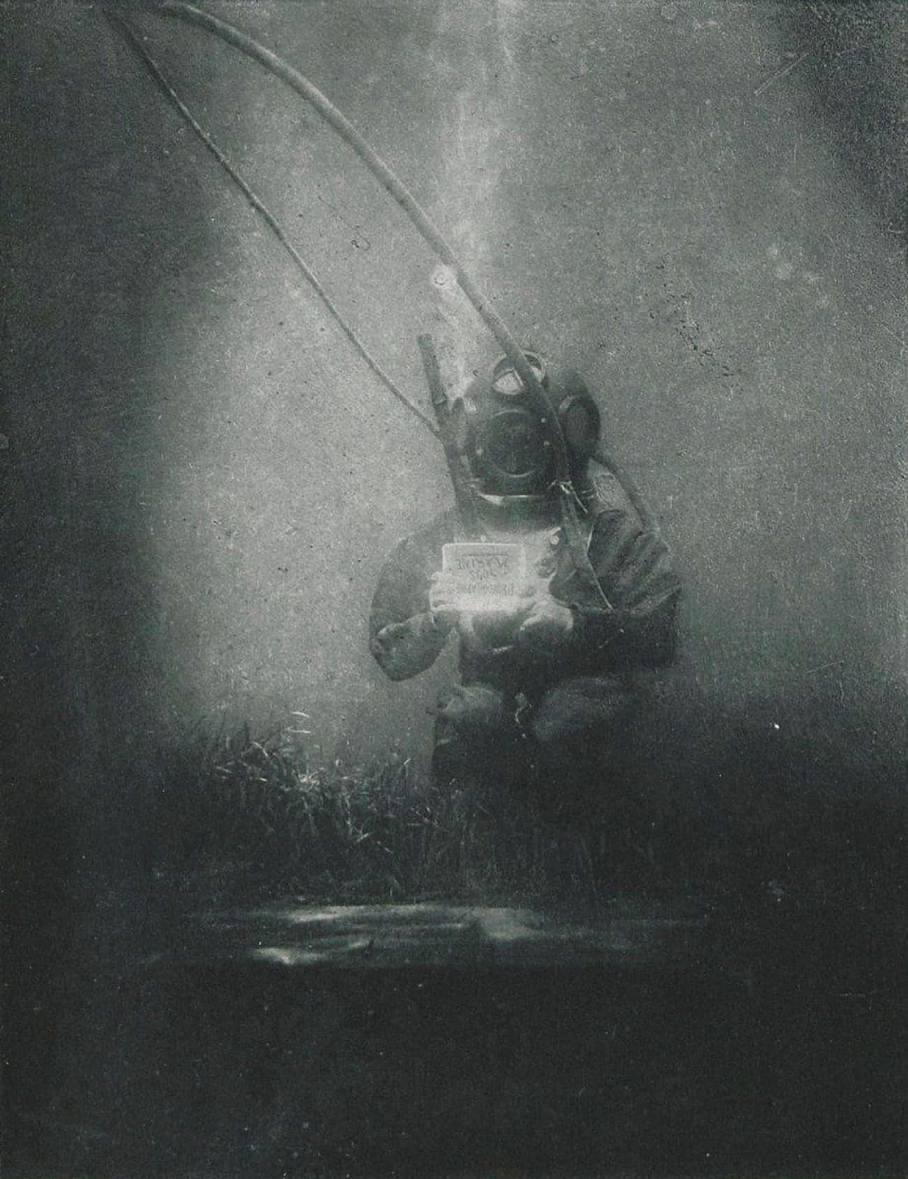 The First Underwater Photograph; Circa 1899